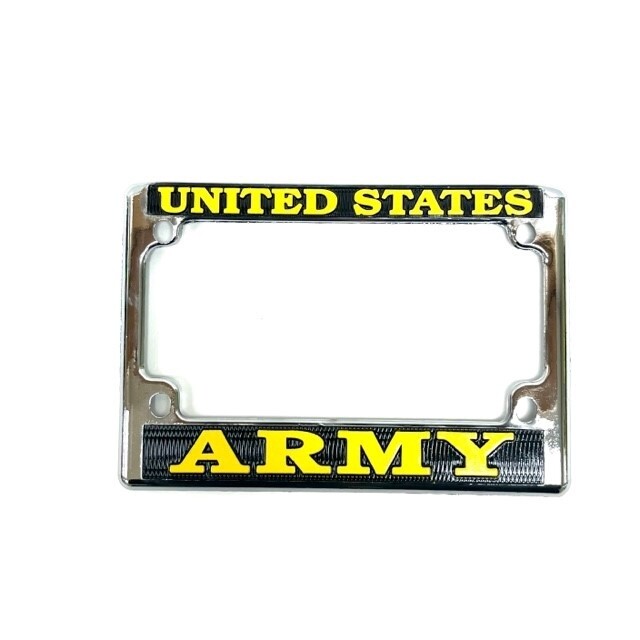 US Army Motorcycle License Plate Frame