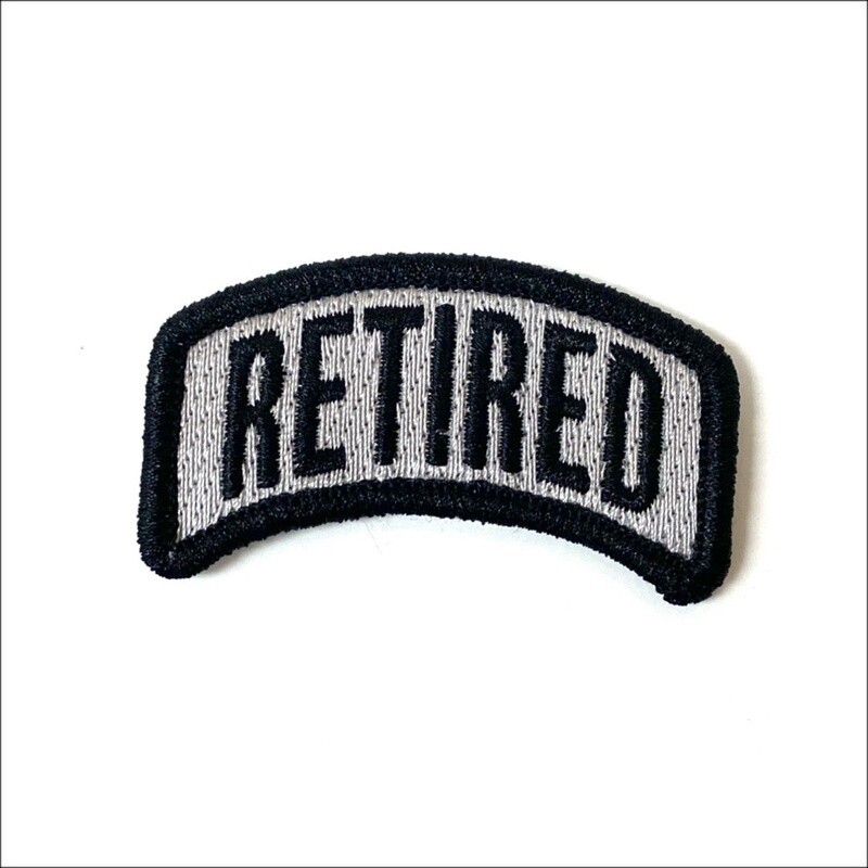 Retired Wide Rocker Patch - Grey