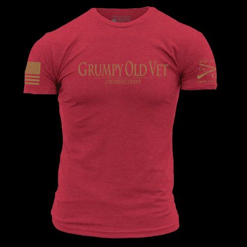 Grumpy Old Vet T-Shirt - Red