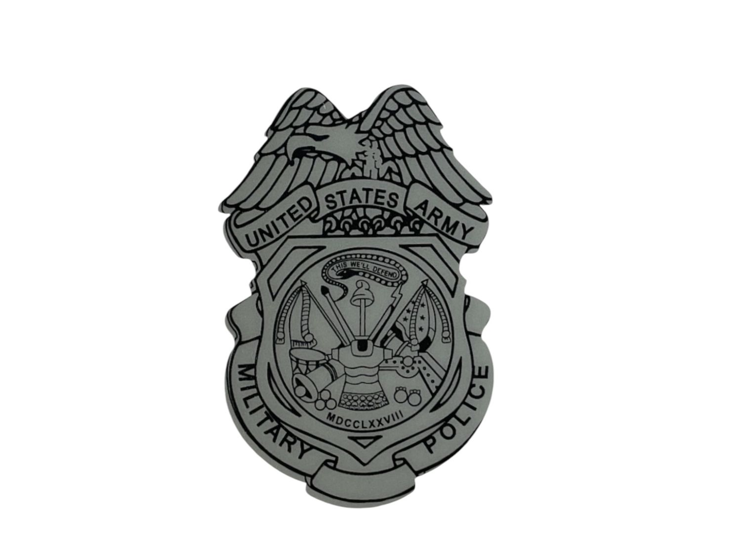 MP Badge Reflective Decal