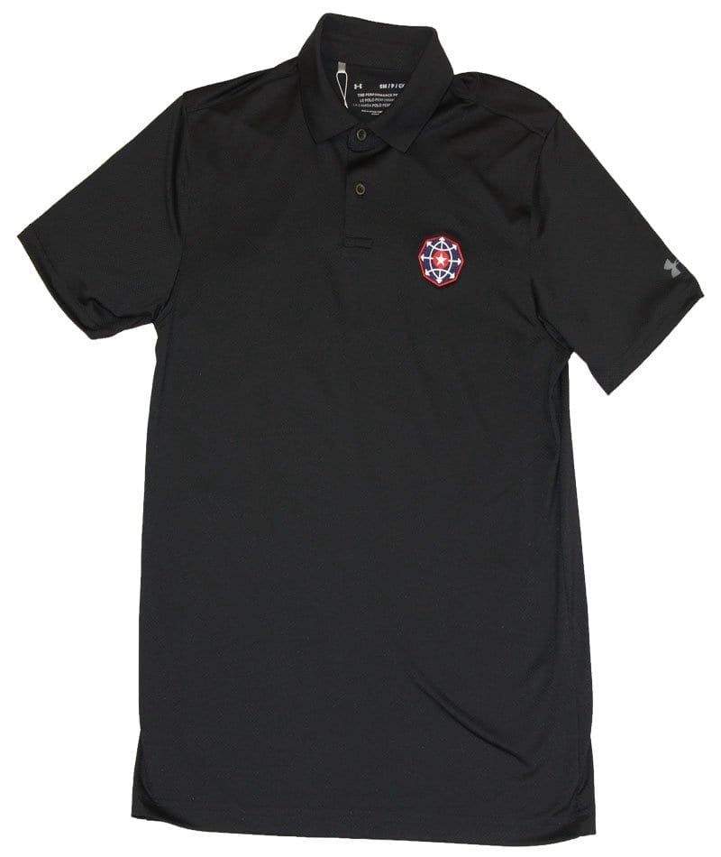 Men's Under Armour CID Performance Polo - Black, Size: Small
