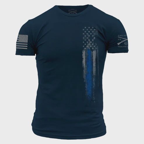 Blue Line Flag Tee