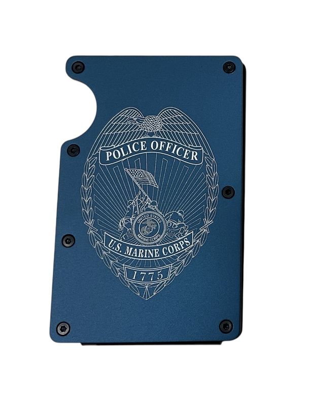 Marine Military Police Wallet - Blue