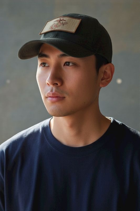 E2208 - Black Cap with EGA Patch