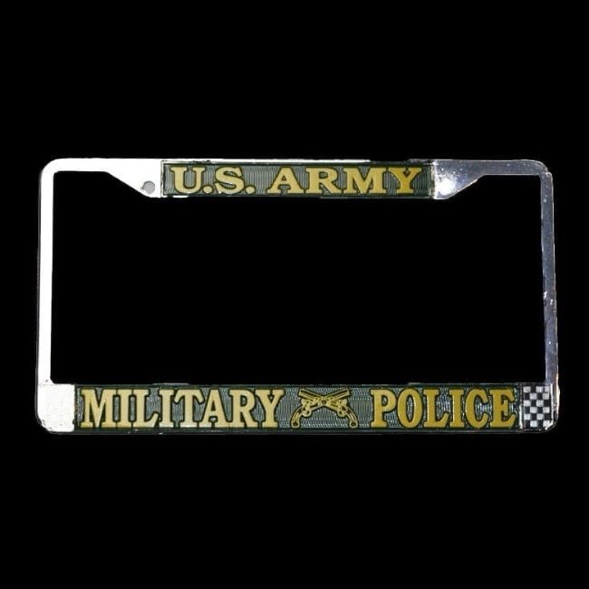 Military Police License Plate Frame
