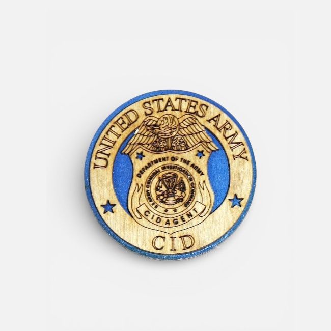 CID Badge Custom Laser Magnet