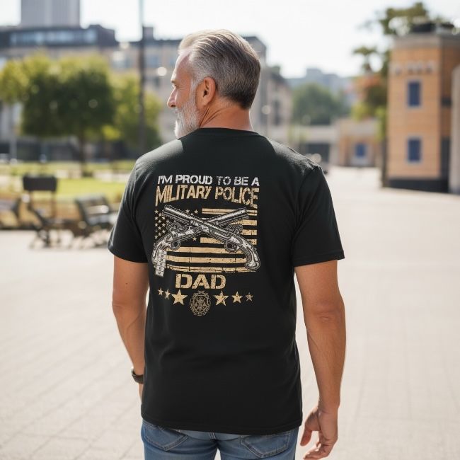 I'm Proud to be a Military Police Dad T-Shirt