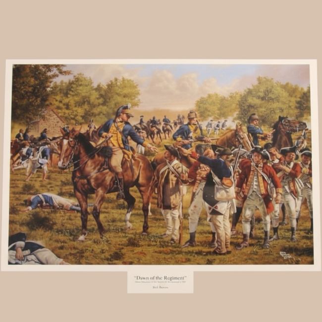 Rick Reeves Print - Dawn of the Regiment