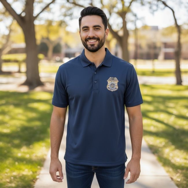Men's CID Badge Polo shirt