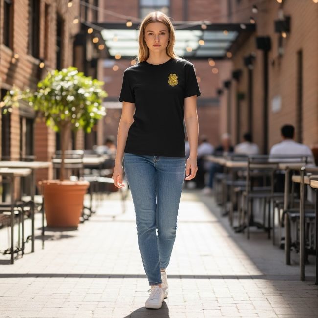 Military Police Raid Short Sleeve - Black