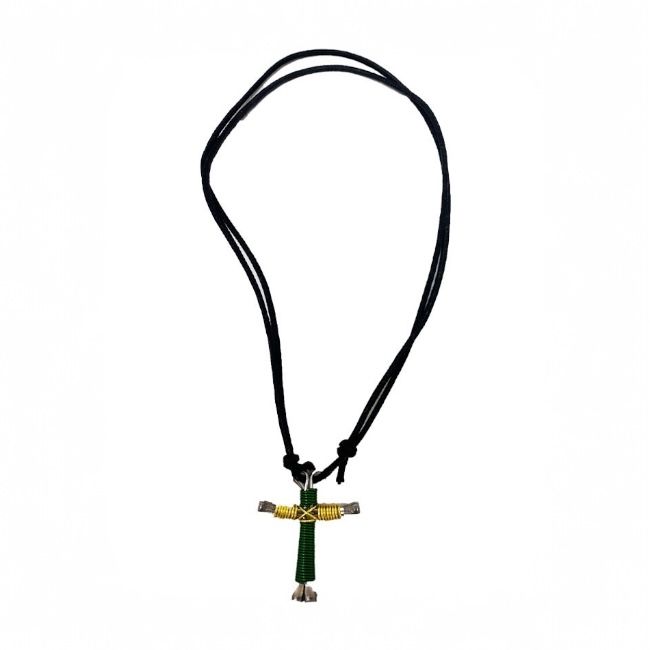 Handcrafted Metal Cross Necklace