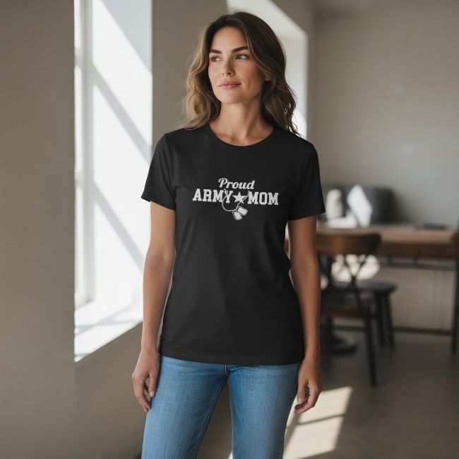 Proud US Army Mom T-Shirt