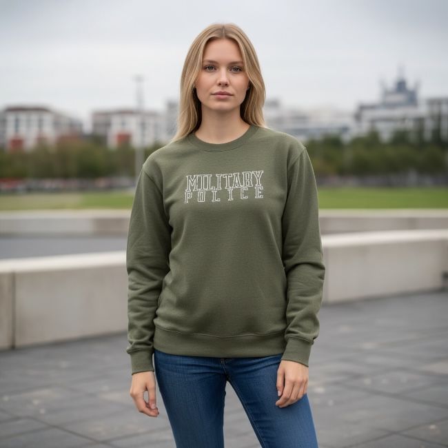 Military Police Crewneck with Regimental Crest