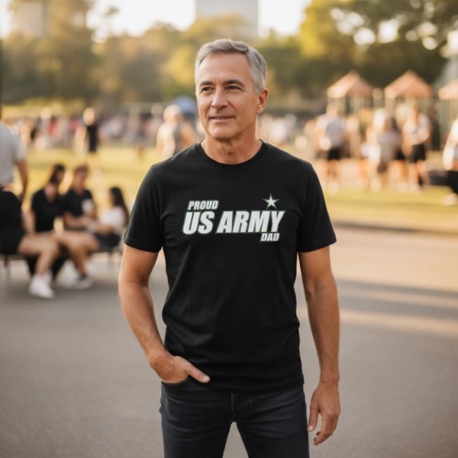 Proud US Army Dad T-Shirt