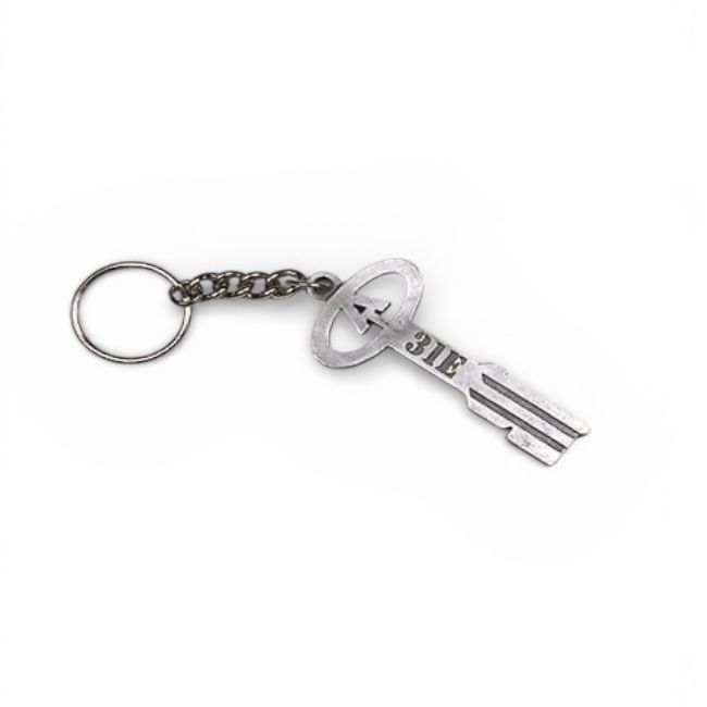 Pewter Keychain:  Folger Adams Key