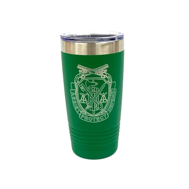 Regimental Crest Tumbler - Green