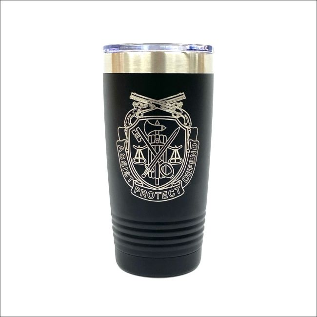 Regimental Crest Tumbler - Black