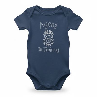 CID Baby Onesie -Navy-