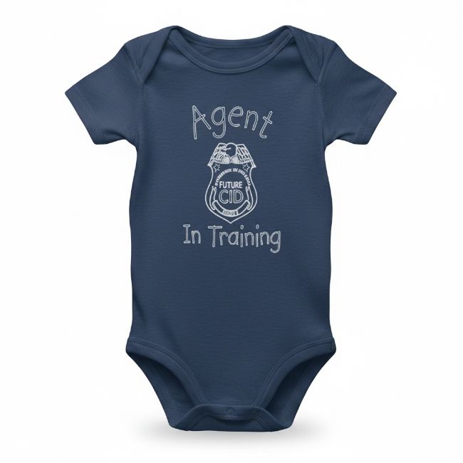 CID Baby Onesie -Navy-