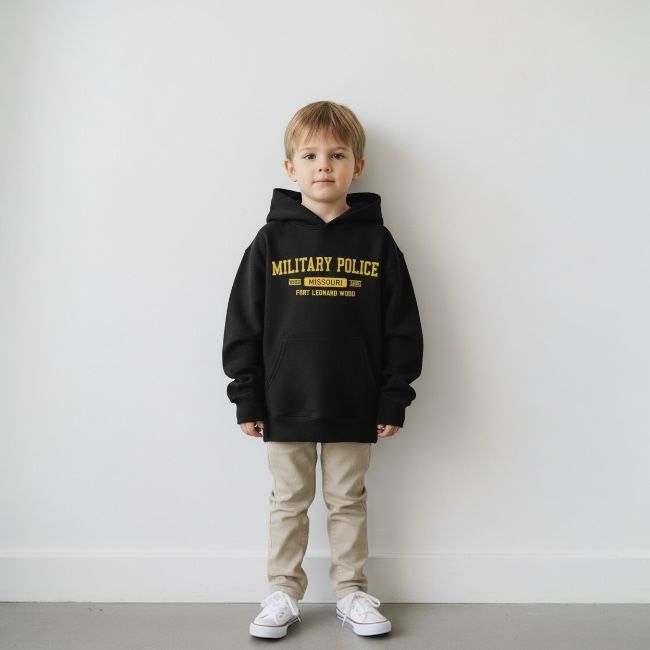 Military Police Fort Leonard Wood Toddler Hoodie