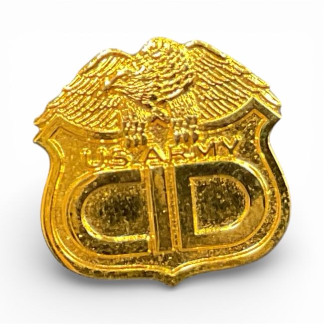 CID Gold Plate Tie Tac