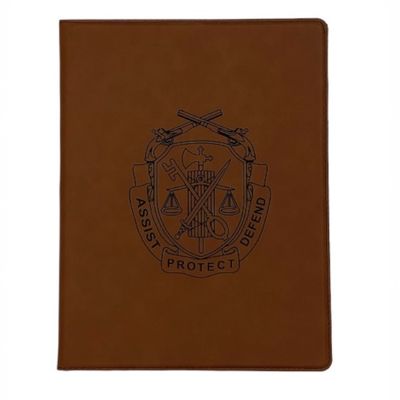 Regimental Crest Leatherette Portfolio 9 1/2 x 12