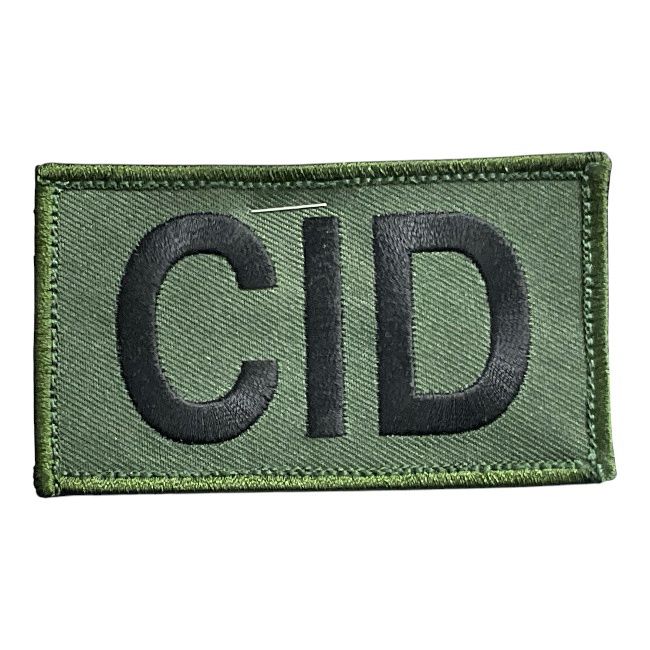 CID Hook &amp; Loop Patch  OD Green