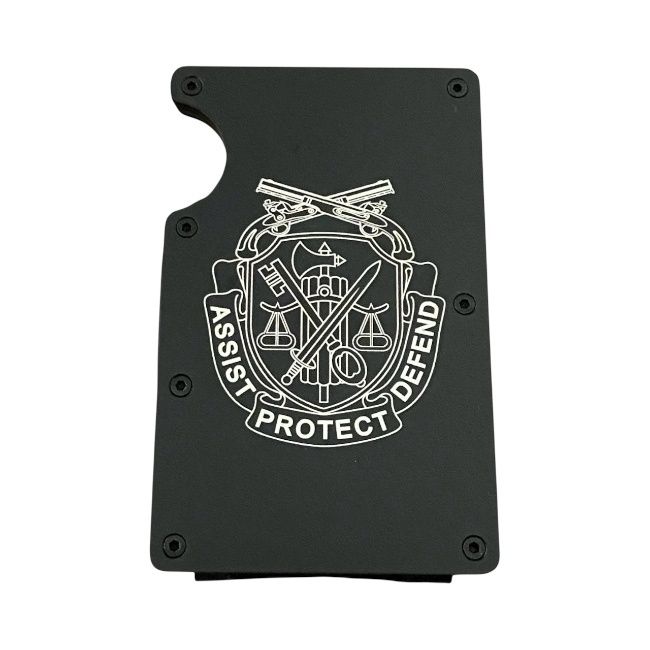 Black Regimental Crest Wallet