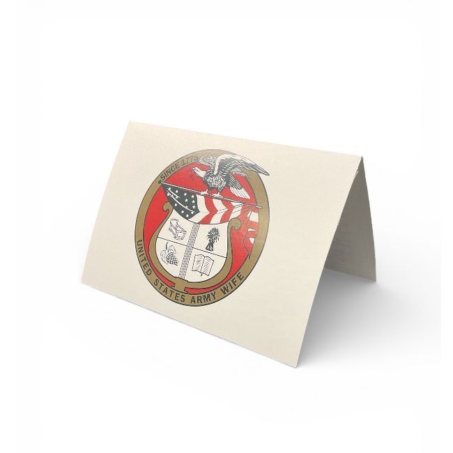 Army Wife Note Card
