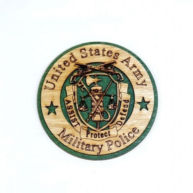 Regimental Crest Custom Laser Magnet