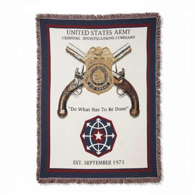CID Throw Blanket