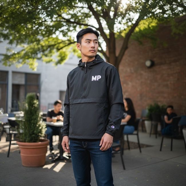 Men's Champion Packable Jacket with MP