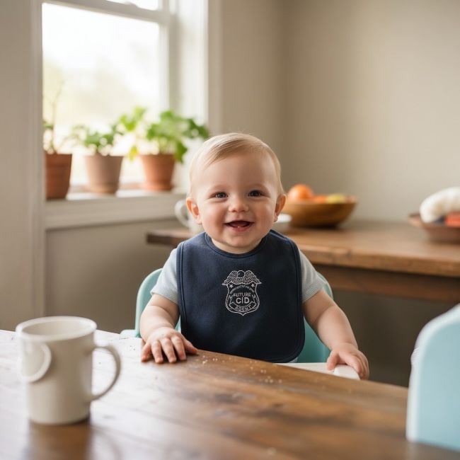 K119 - Future CID Agent Baby Bib