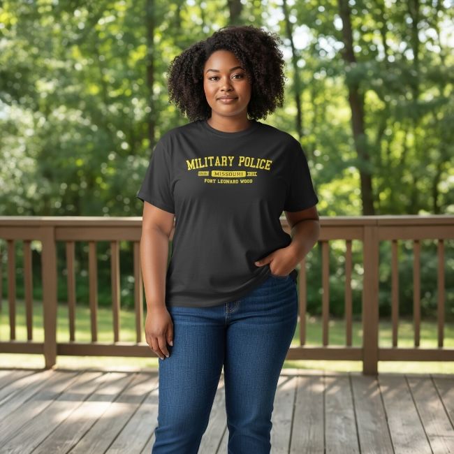 Military Police Fort Leonard Wood Adult T-Shirt