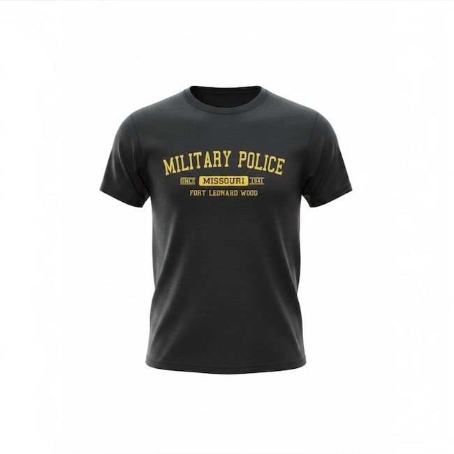 Military Police Fort Leonard Wood Adult T-Shirt