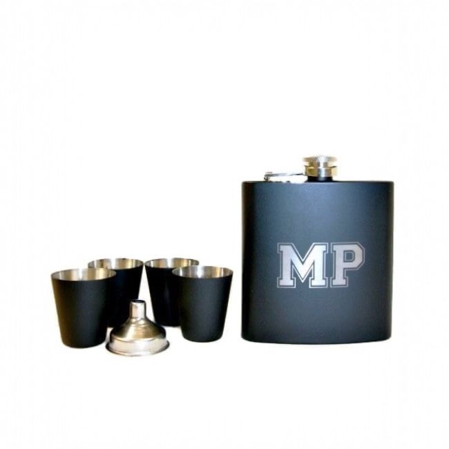 Military Police Flask Set Black
