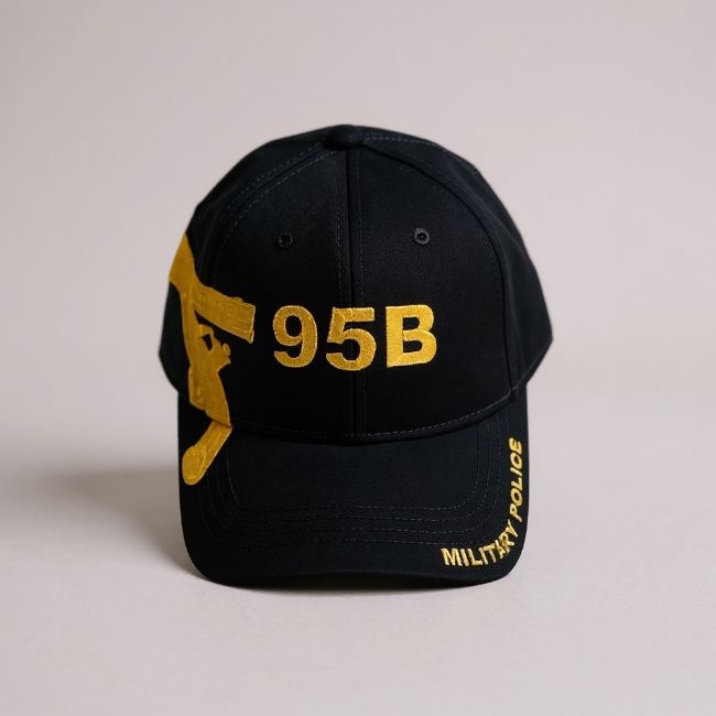 95B Military Police Hat with Crossed Pistols
