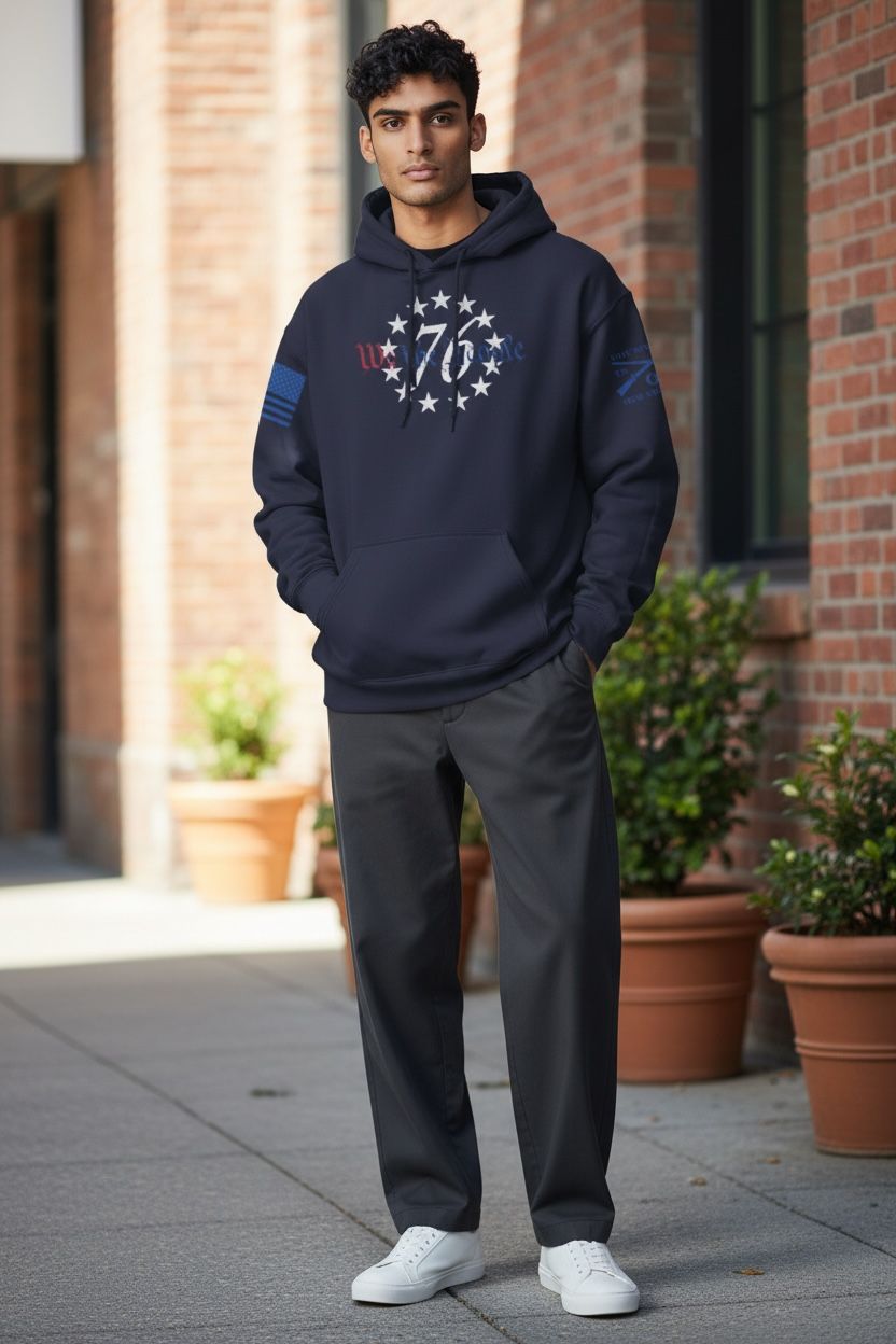 76 We The People Hoodie - Navy