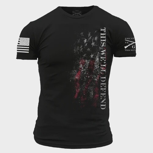 This We'll Defend Flag 2.0 - Black