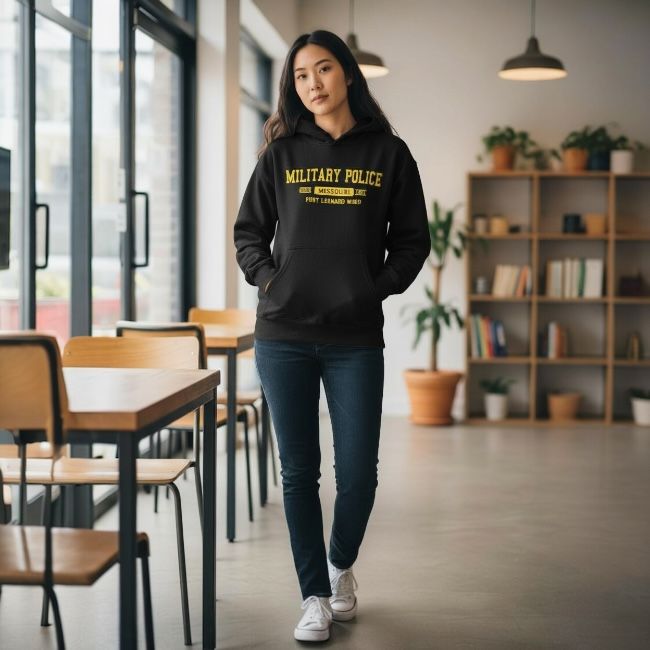 Military Police Fort Leonard Wood Adult Hoodie