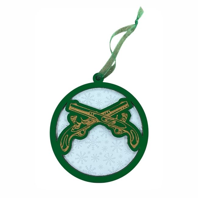 Crossed Pistols Ornament