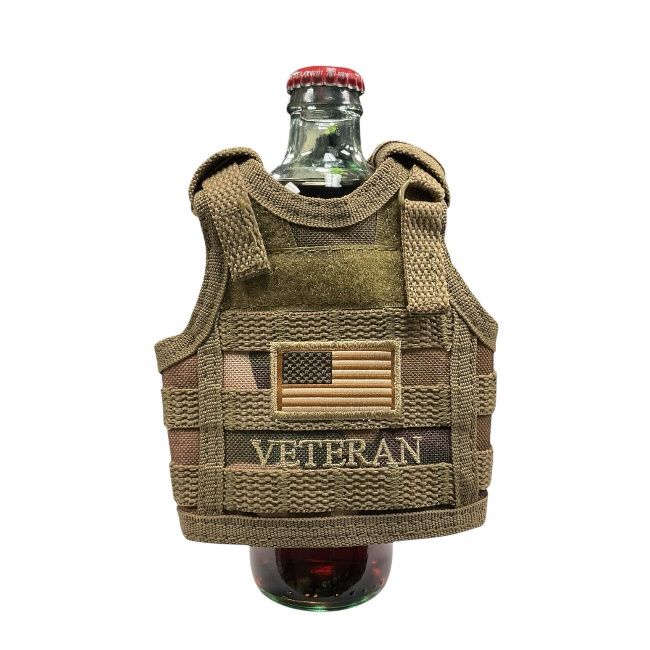 Military Veteran Tactical Vest Koozie