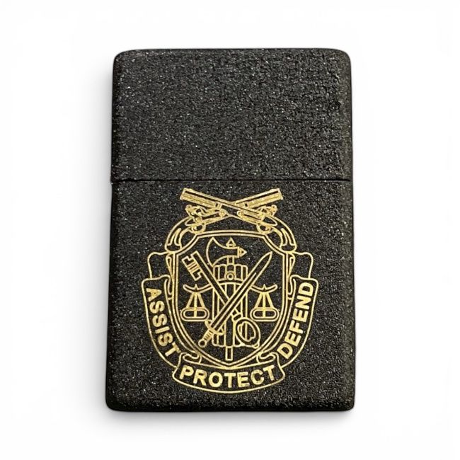 Regimental Crest Lighter Matte Black