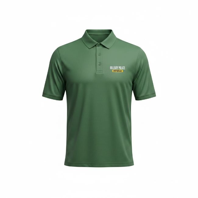 Men's Tech Polo w/ MP Veteran Green