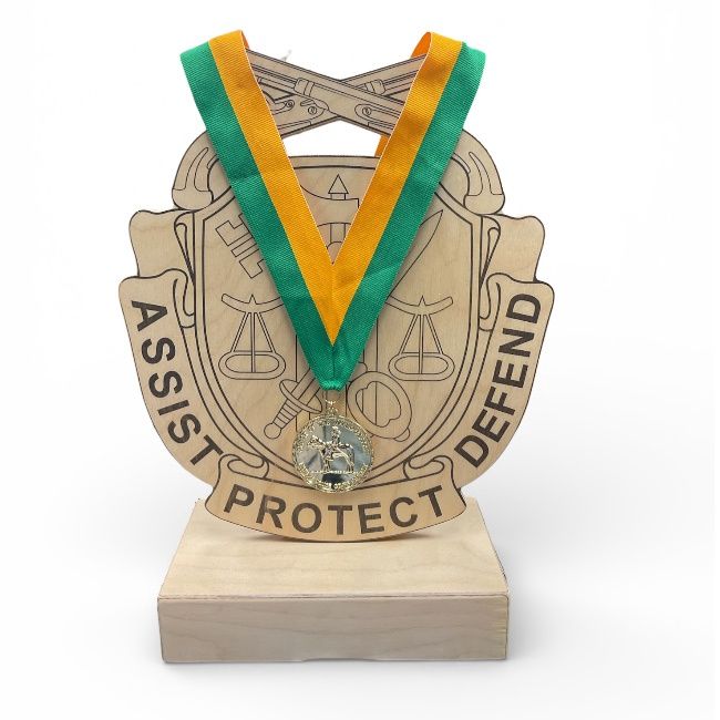 Engraved Medallion Holder