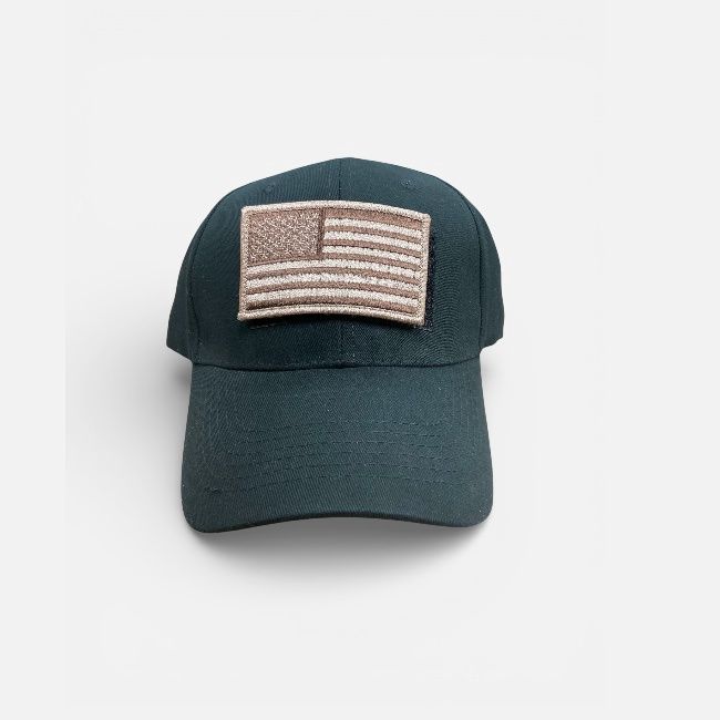 Hook &amp; Loop cap with - Flag Patch