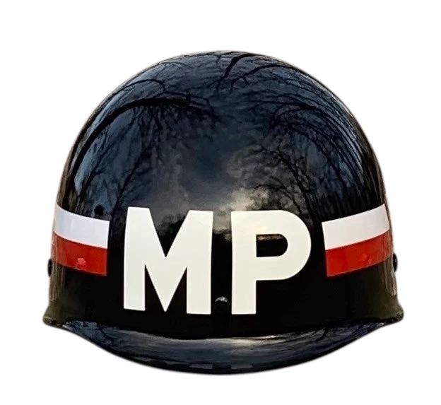Military Police Replica Helmet Liner in Glossy Black