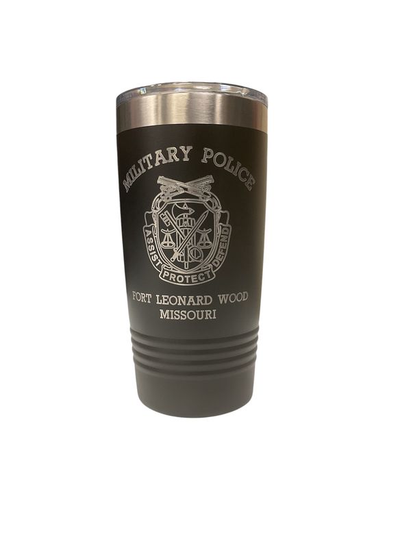 Regimental Crest with Fort Leonard Wood MO Tumbler