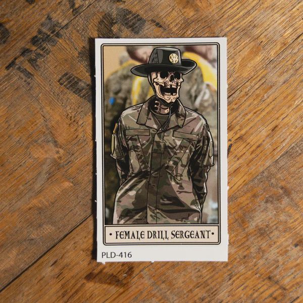 Female Drill Sergeant Sticker
