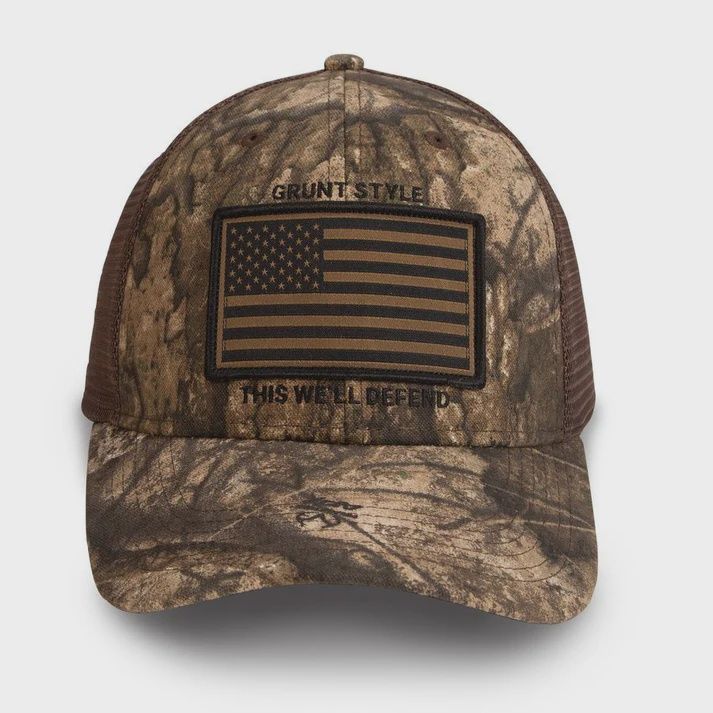Realtree APX® Flag Stretch Fit Hat